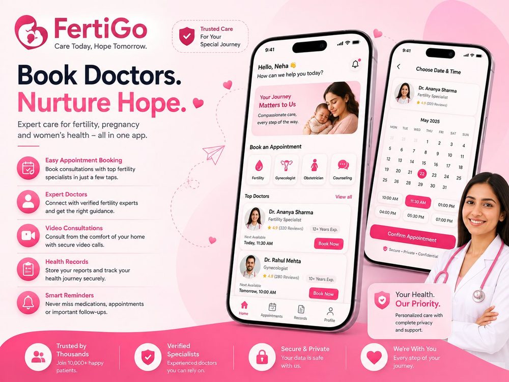 FertiGo — fertility and women's health booking app