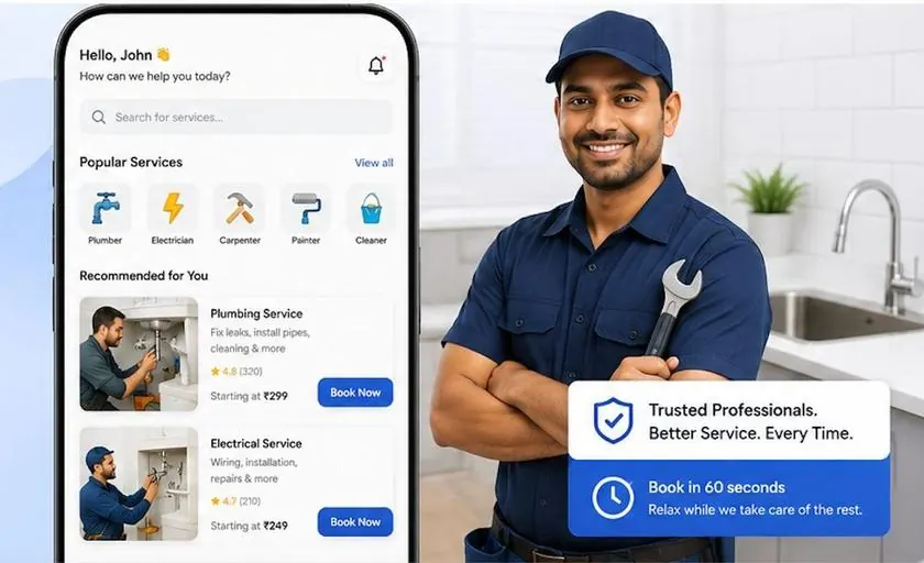 Kaam local services marketplace app